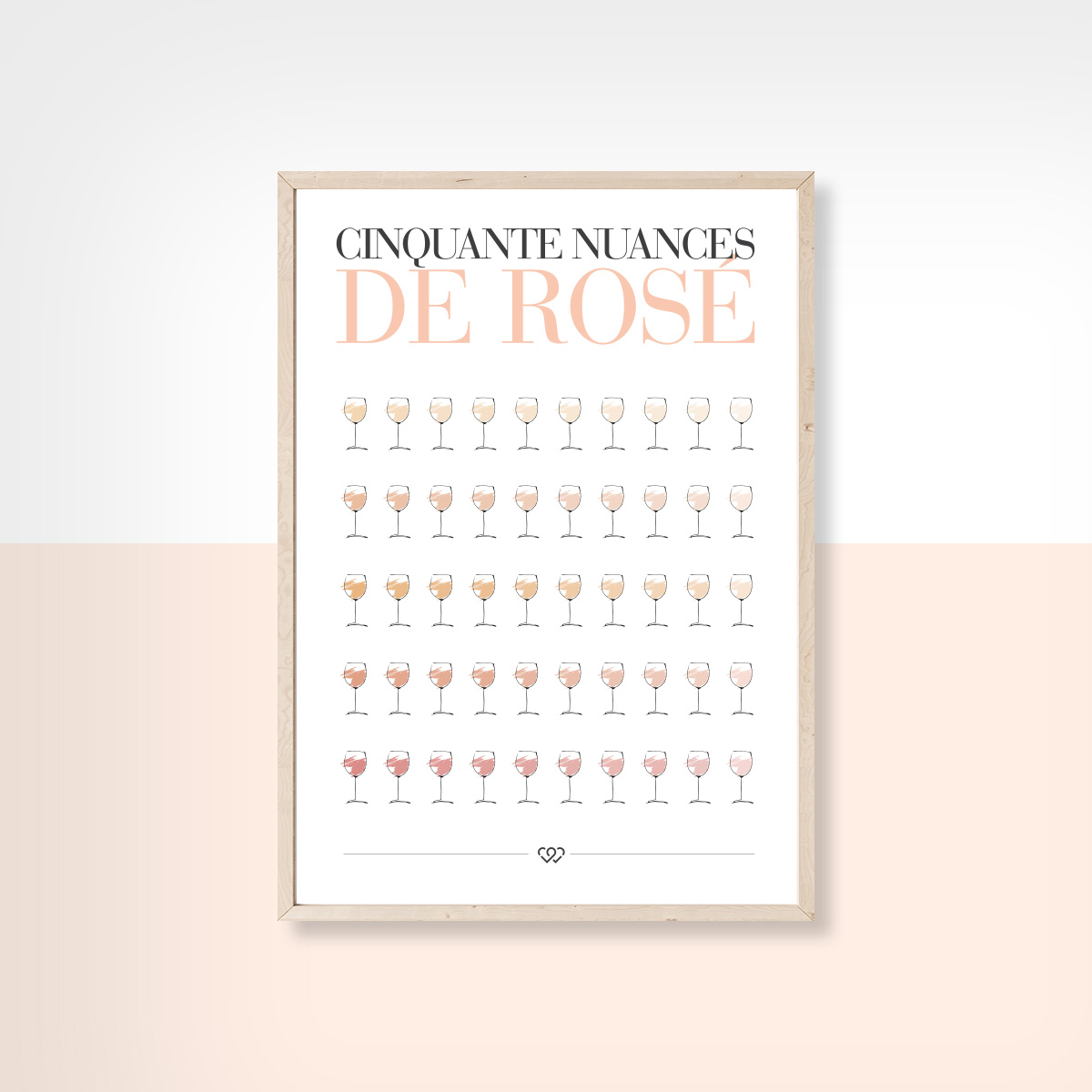 affiche 50 Nuances de Rosé