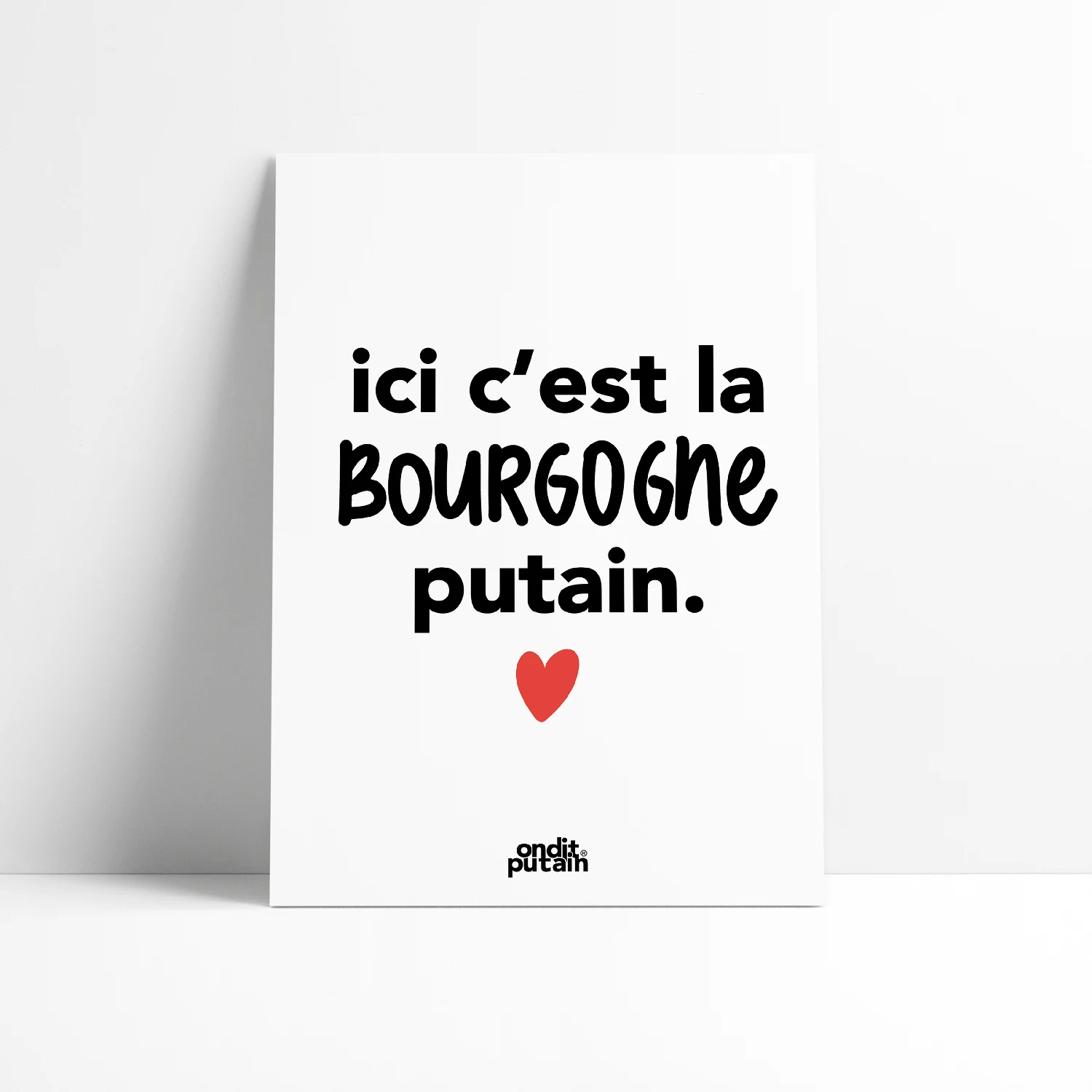 affiche Ici c'est la Bourgogne