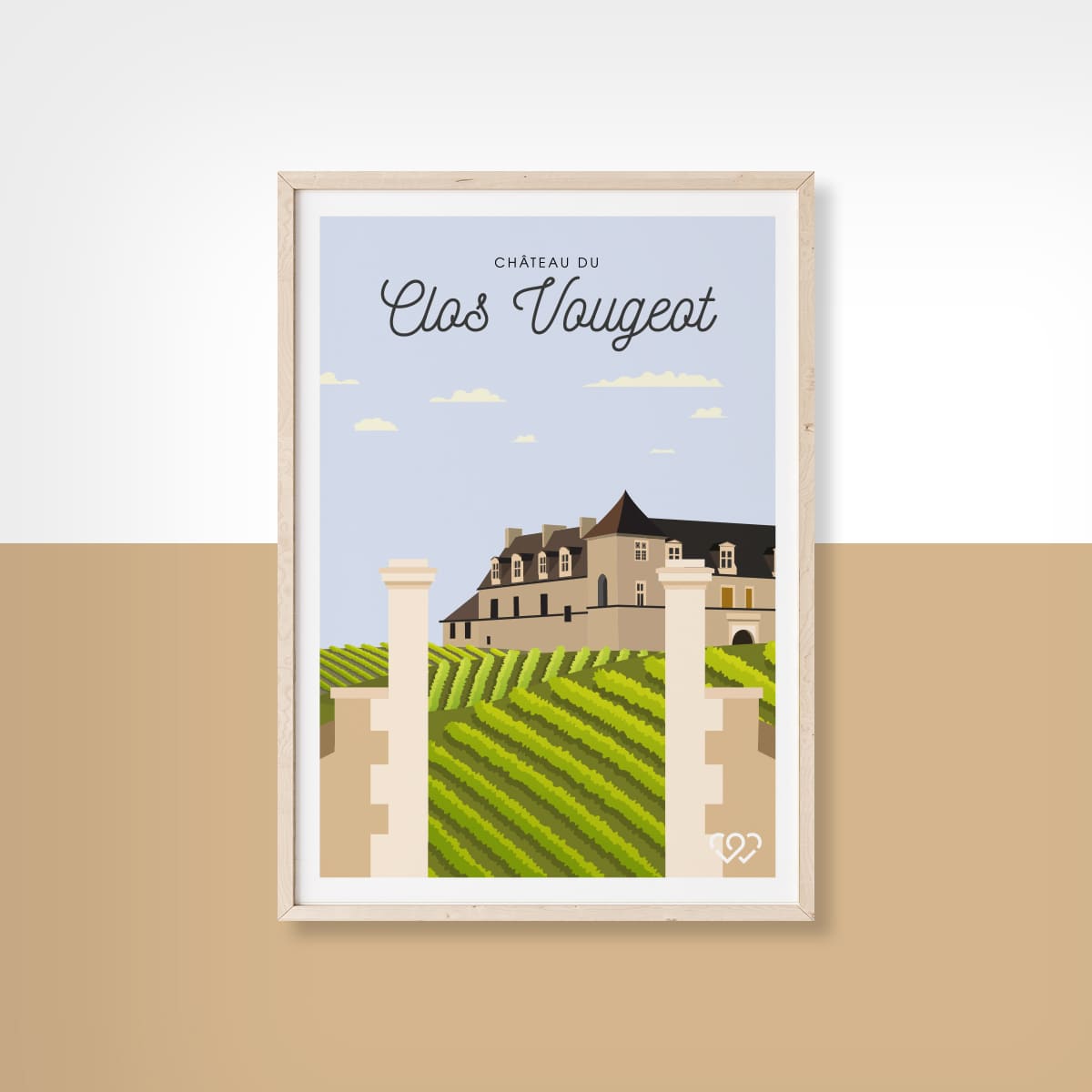 affiche Le Château du Clos Vougeot Vougeot