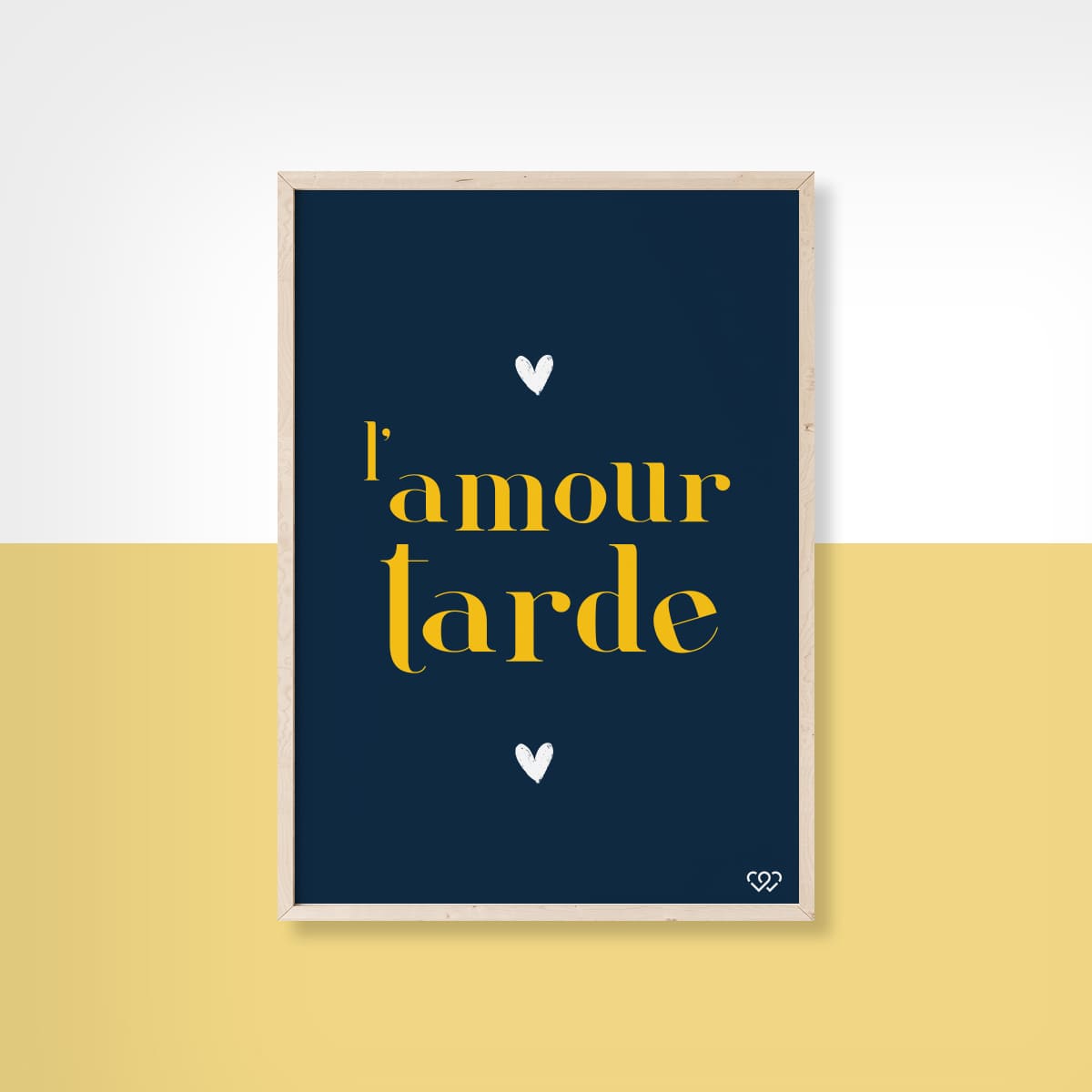 affiche L'amour tarde