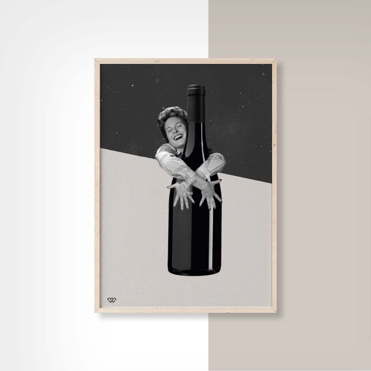 affiche Vivre d'amour et de bons vins