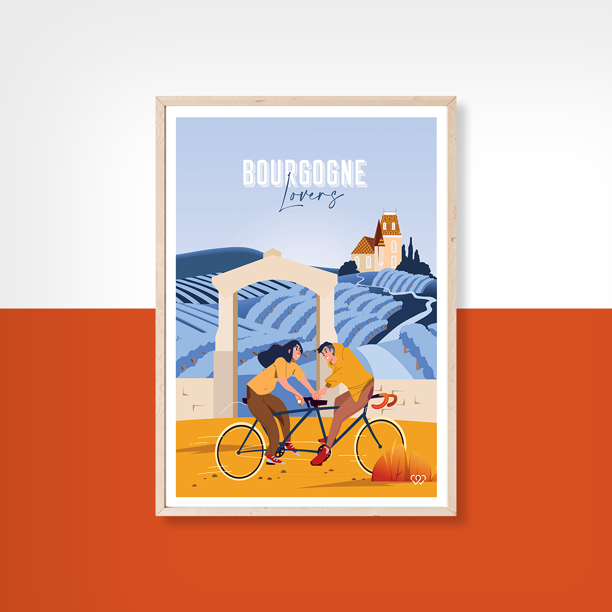 Affiche Bourgogne Lovers