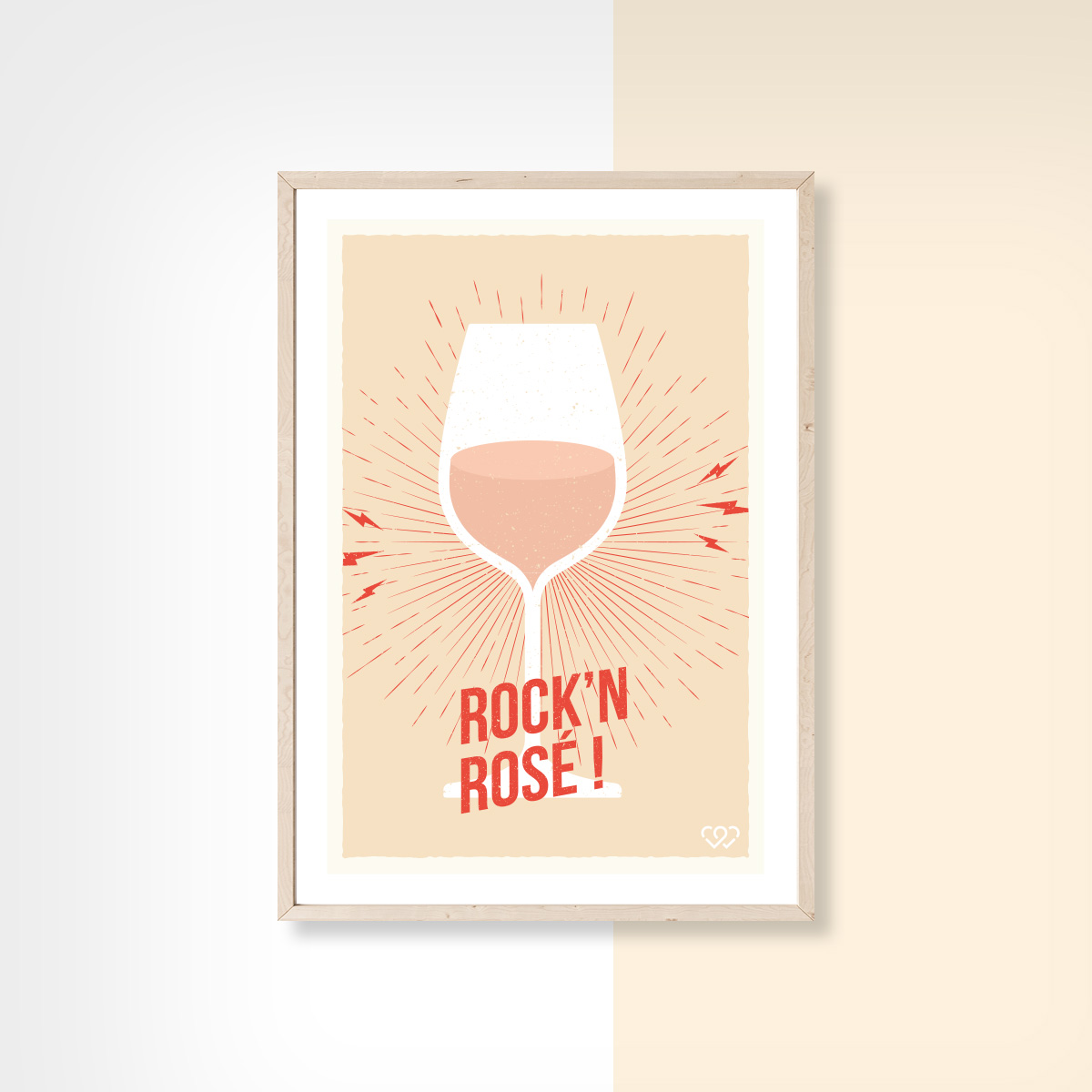 affiche Rock'n rosé