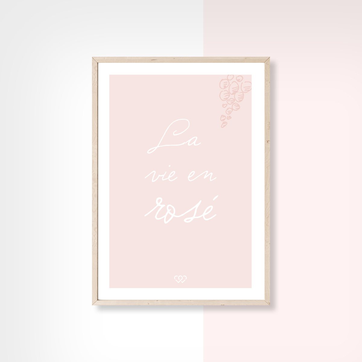 affiche La vie en rosé