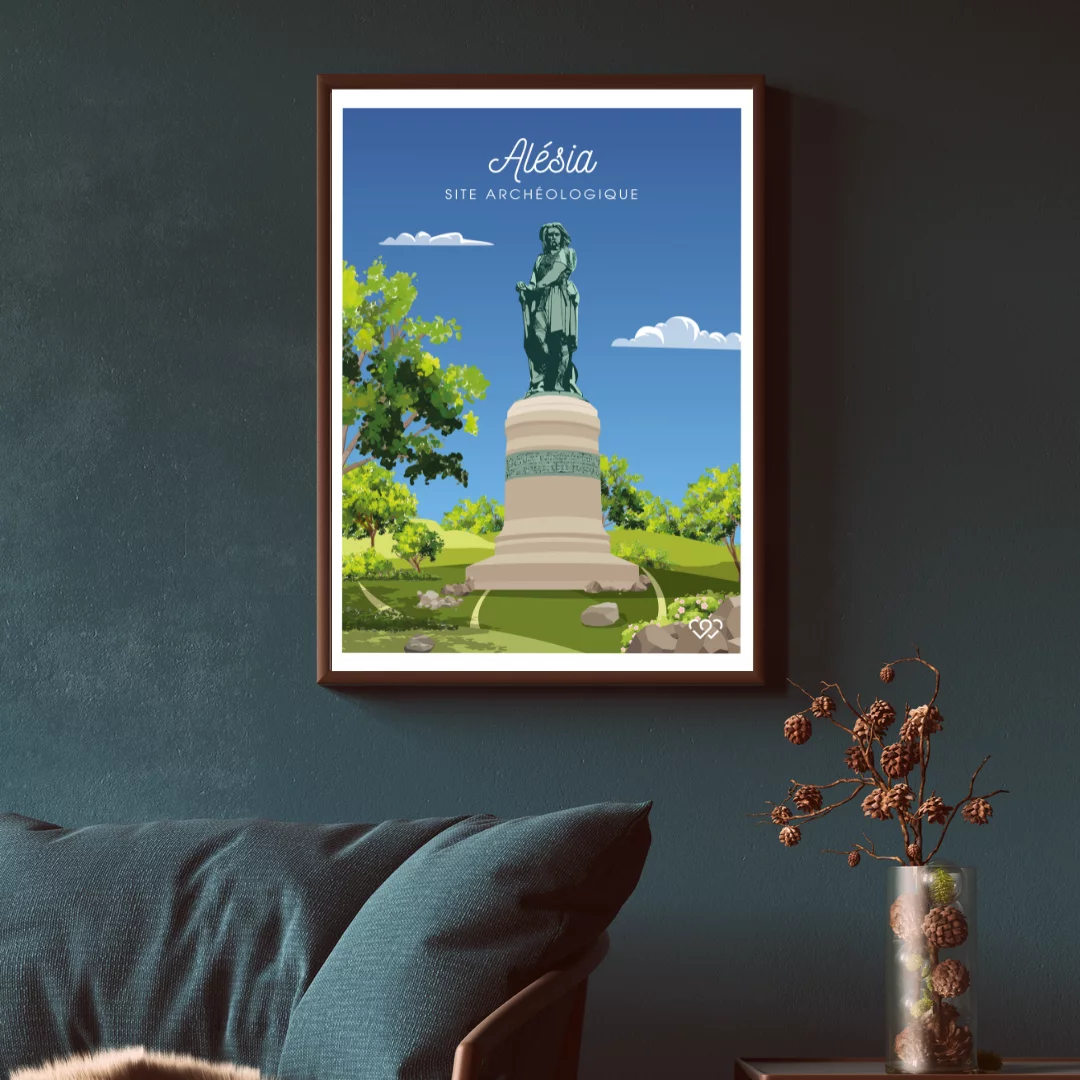 Affiche Alésia la statue