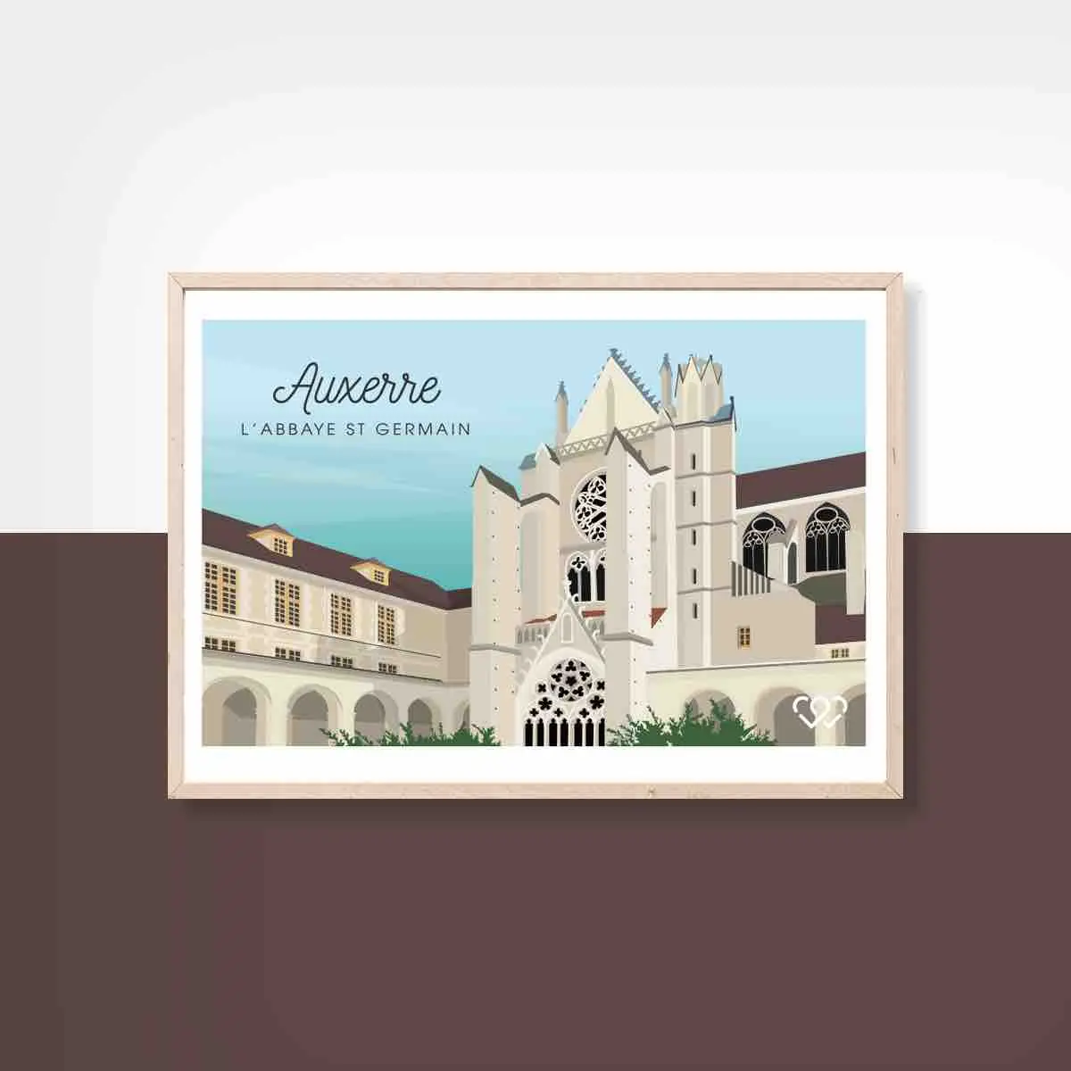 Affiche L’abbaye Saint-Germain – Auxerre