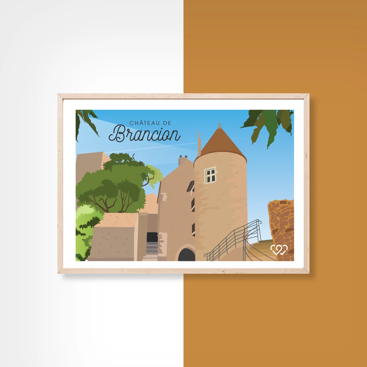 Affiche Château de Brancion