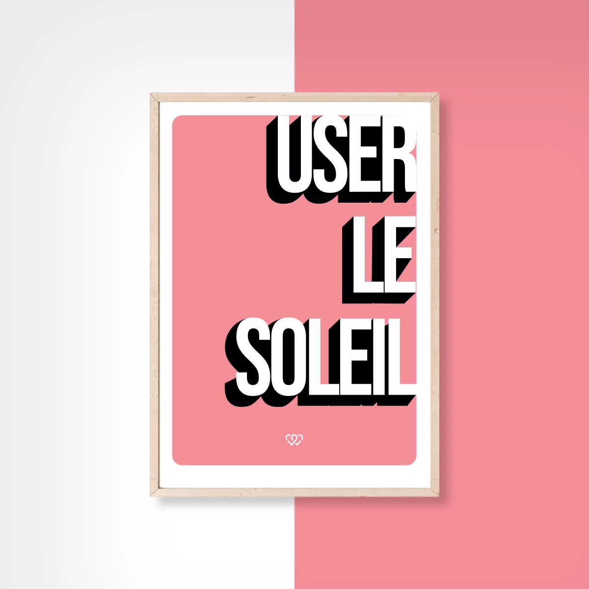 Affiche User le soleil