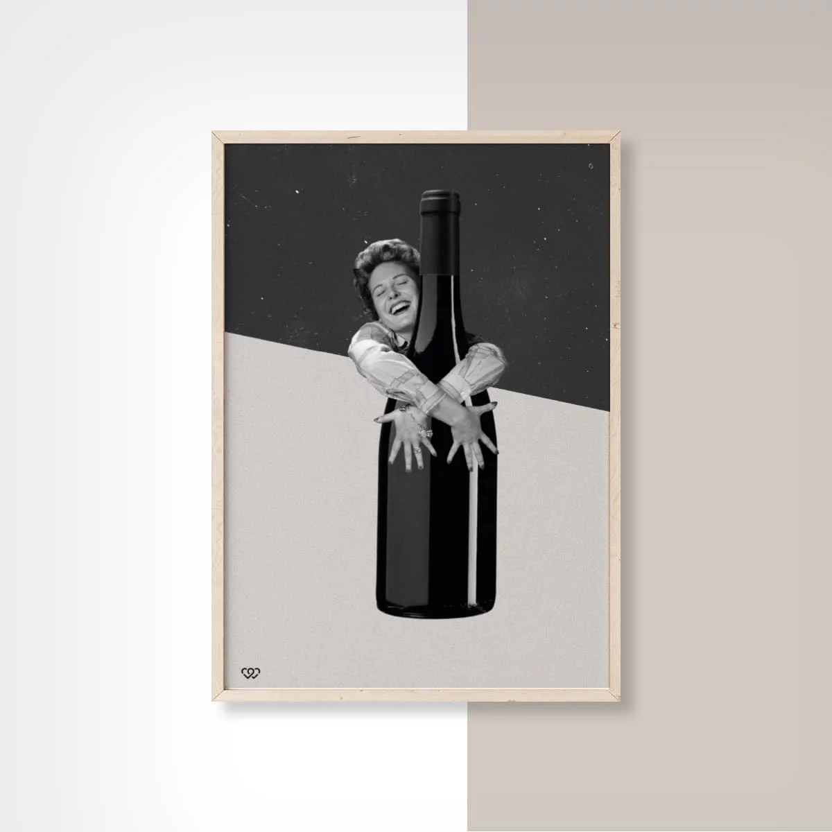 Affiche Vivre d’amour et de bons vins